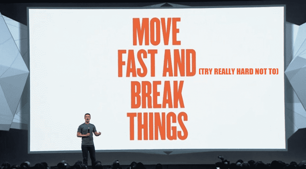 move fast (and try really hard not to) break things