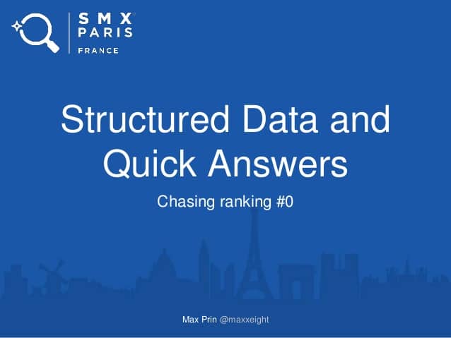 Presentation: Structured Data & Quick Answers: Chasing Ranking #0 | TechnicalSEO.com
