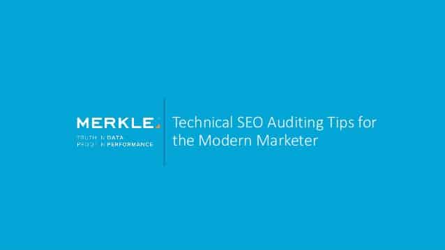Technical SEO Auditing Tips for the Modern Marketer | TechnicalSEO.com